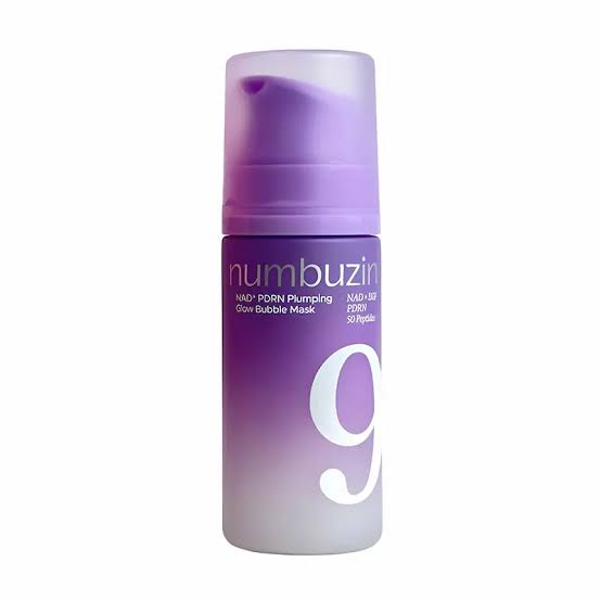 ماسک حبابی نامبوزین شماره ۹+ مدل NAD+ PDRN Plumping Glow Bubble Mask حجم 85 میل