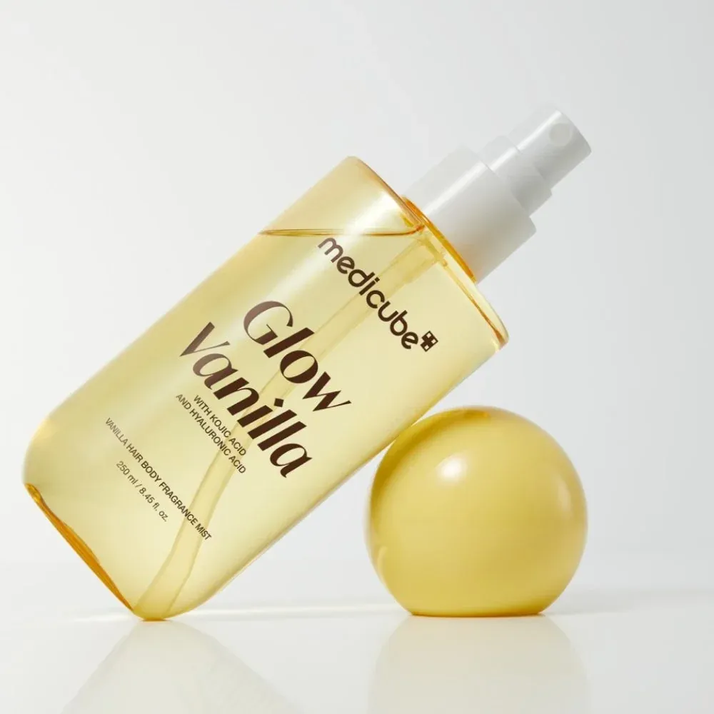 میست مو و بدن مدی کیوب 250 میل Glow Vanilla