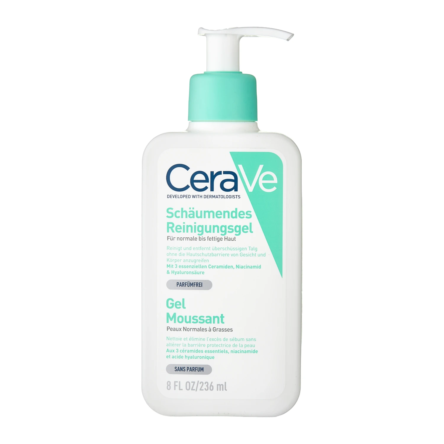 ژل شستشوی صورت سراوی مدل cerave Foaming Cleanser  حجم 236 میل